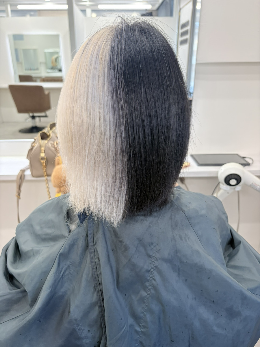 施術前のヘアスタイル